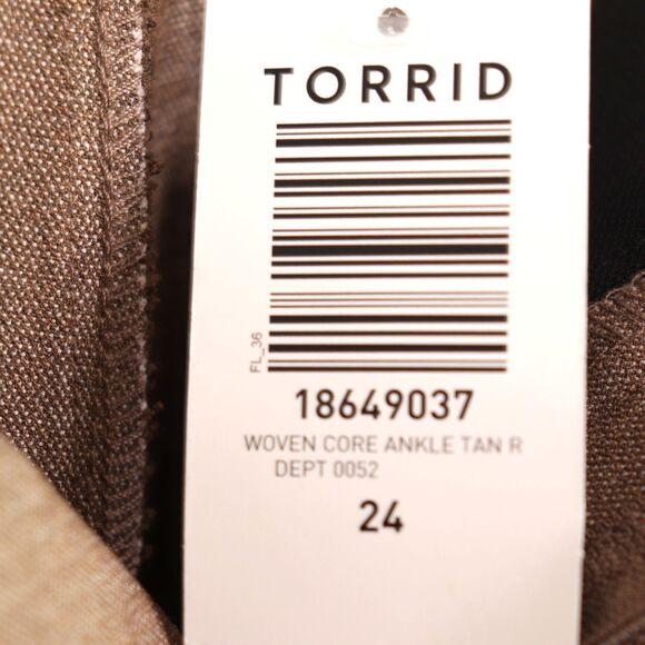 NWT Torrid Studio Comfort Flex Waistband Luxe Woven Core High Rise Pants 24 - Picture 4 of 5